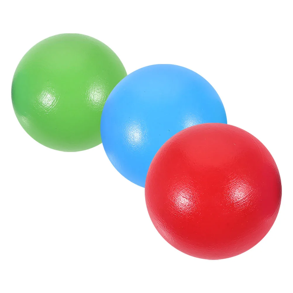 

3 Pcs 's Croquet Set Balls for Garden Lawn Games Solid Events Lotus Tree Parties