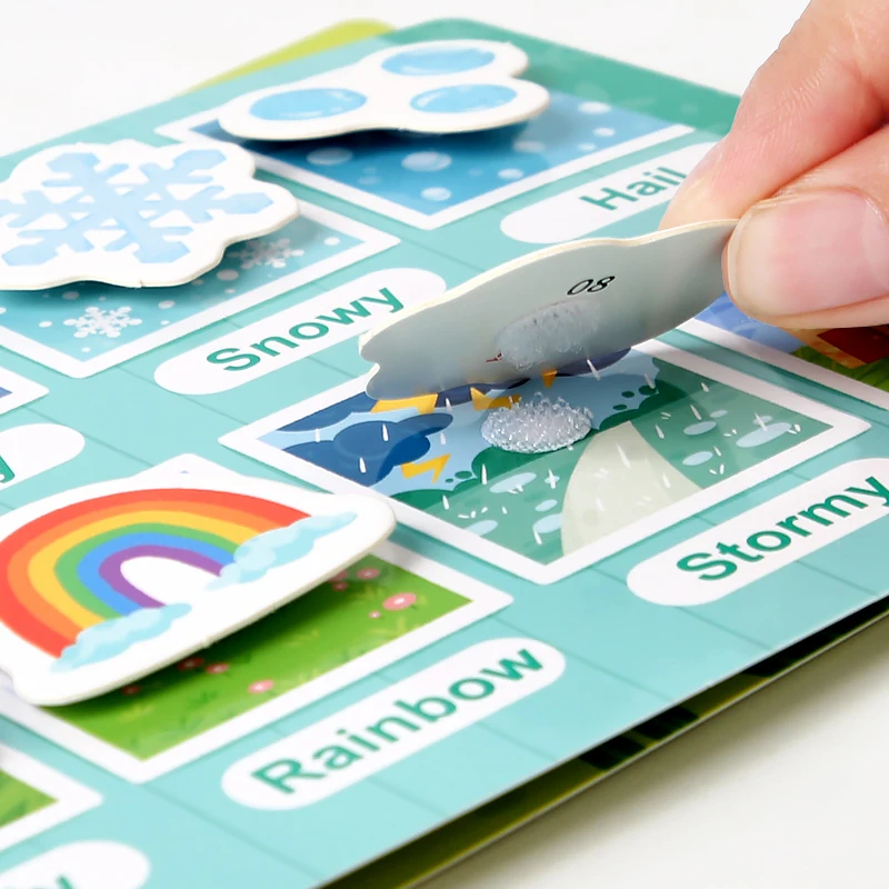 Busy Book with Stickers, Educational Toy for Kids 5