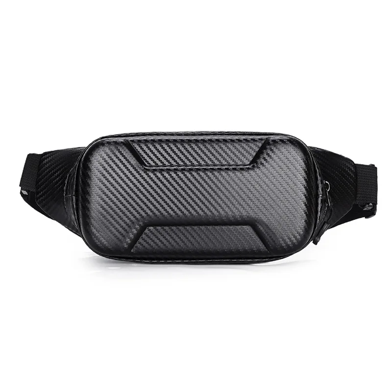 New Hard Shell Chest Bag Men Outdoor Crossbody Bag Trendy Sports Waist Pack Casual Backpack for Men