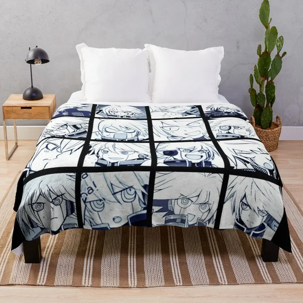 Kiibo Manga Collection (Colored) Throw Blanket For Sofa Thin Heavy Thin Flannel Fabric Blankets