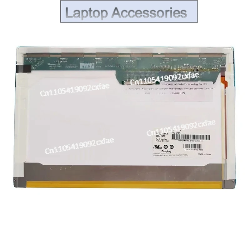 CHJ Grade A+ LP121WX3 TLC1 1280(RGB)×800 30 pins 12.1 inch Laptop lcd screen replacement display Panel