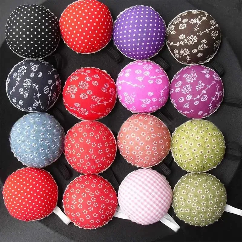 1Pcs Ball Shaped DIY Craft Needle Pin Cushion Holder Sewing Kit Pincushions Sewing Pin Cushion Home Sewing Supplies