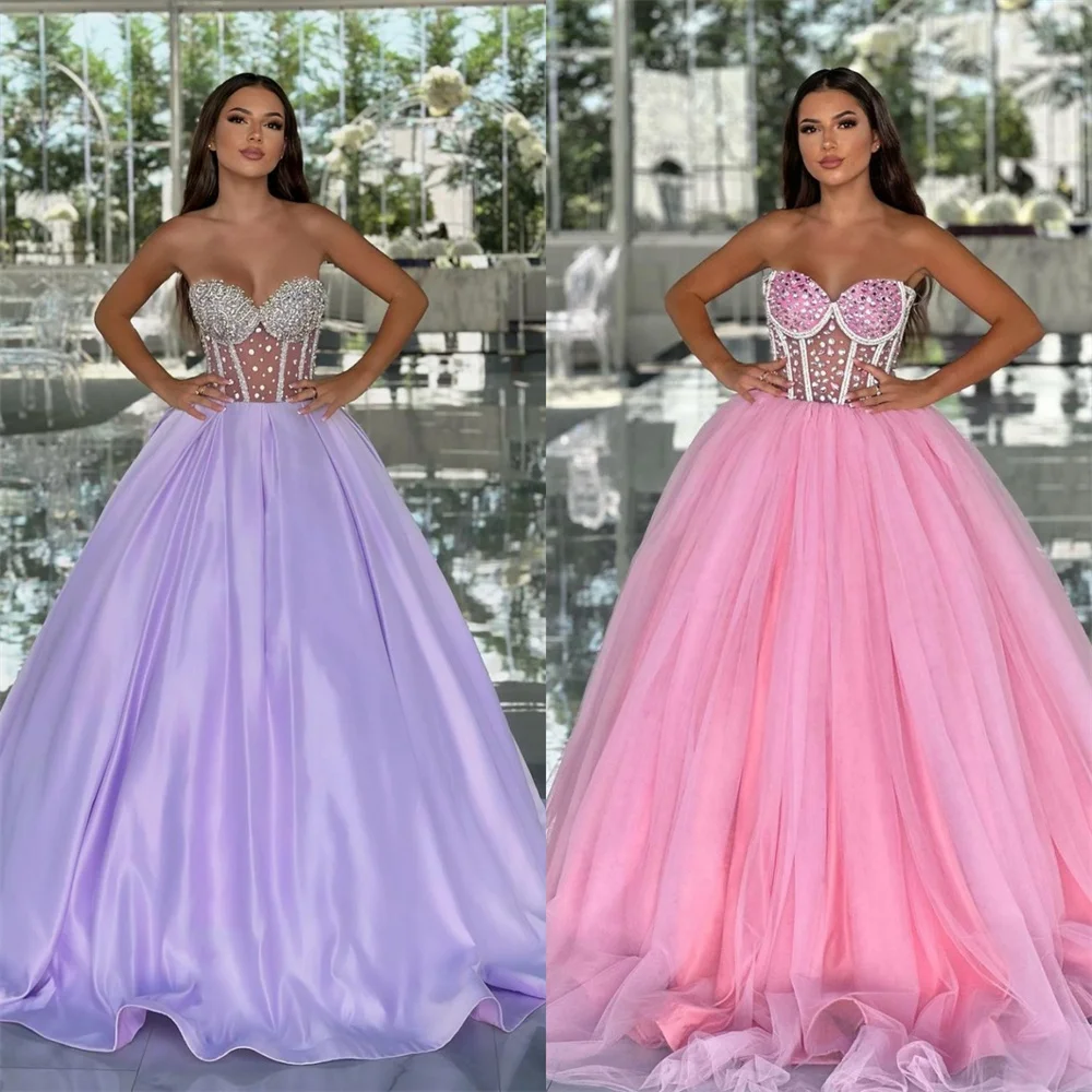 

Customized Formal Gown Saudi Arabia Dearin Strapless A-line Floor Length Skirts Tulle Bespoke Occasion Dresses Evening Prom Dres