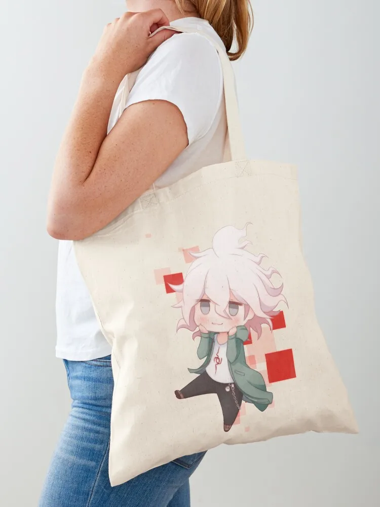 

[Danganronpa 2] Komaeda Nagito Tote Bag supermarket folding bag Women's tote bag reusable shopping bags canvas shopping