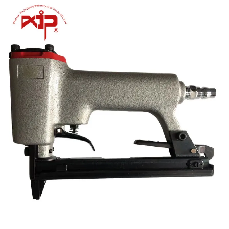 

XJP 1010F Mini Air Stapler Nailer Gun Nail Sticker Air Gun 4-7kgf/㎡ for Woodworking Interior Trim