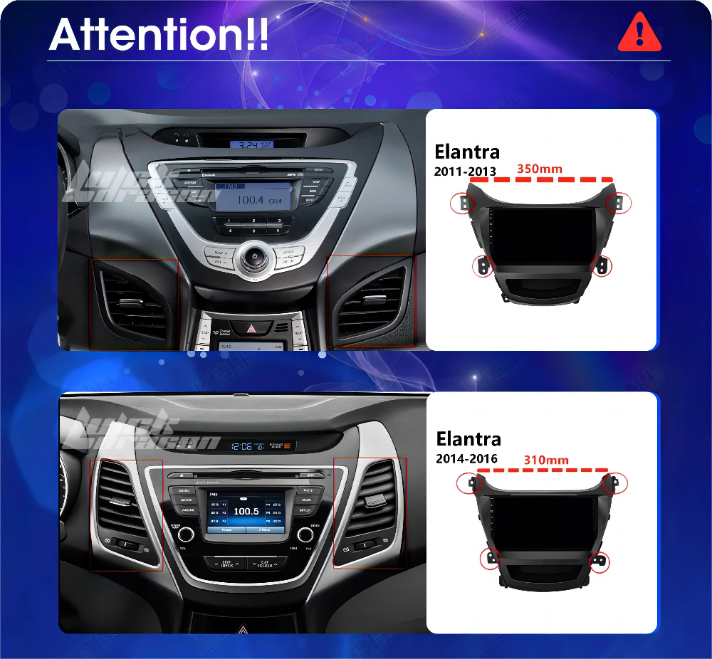 2 Din Stereo DVD Rádio Do Carro Android 11 Para Hyundai Elantra Avante I35 2011-2013 2014 2015 2016 Multimedia Player GPS Navigaion