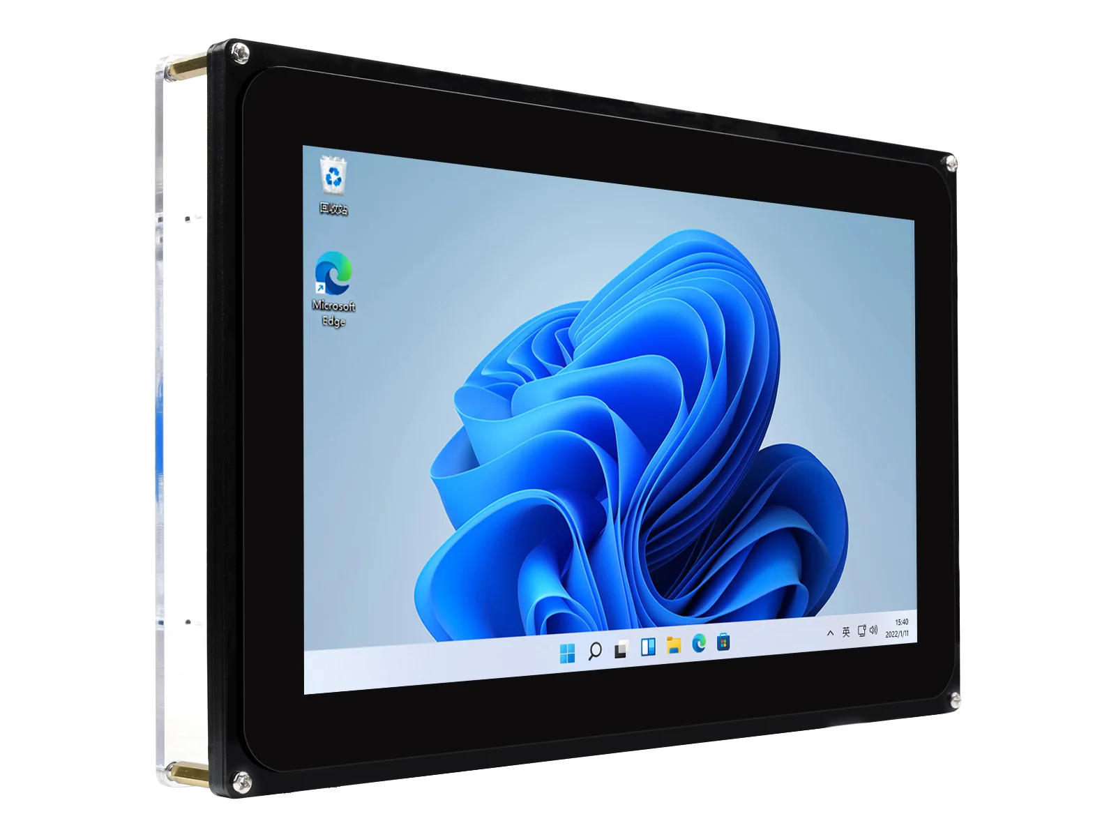 Waveshare 10.1inch Capacitive Touch Screen LCD (F) with Case 1024×600 HDMI Various Systems & Devices Toughened Glass