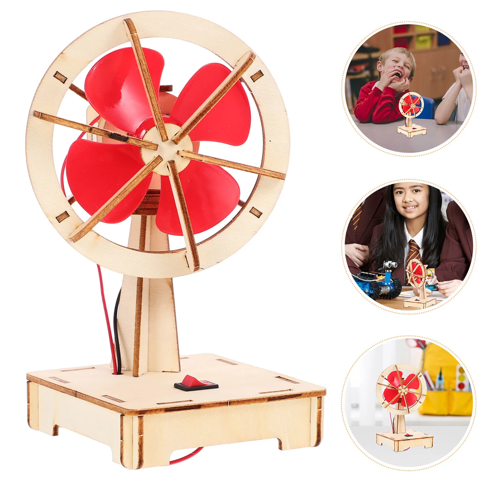 

1 set 1 Set Electric Fan Assembly Kit Diy Wind For Kids Science Education Tool Manual Assemble Experiment Kit