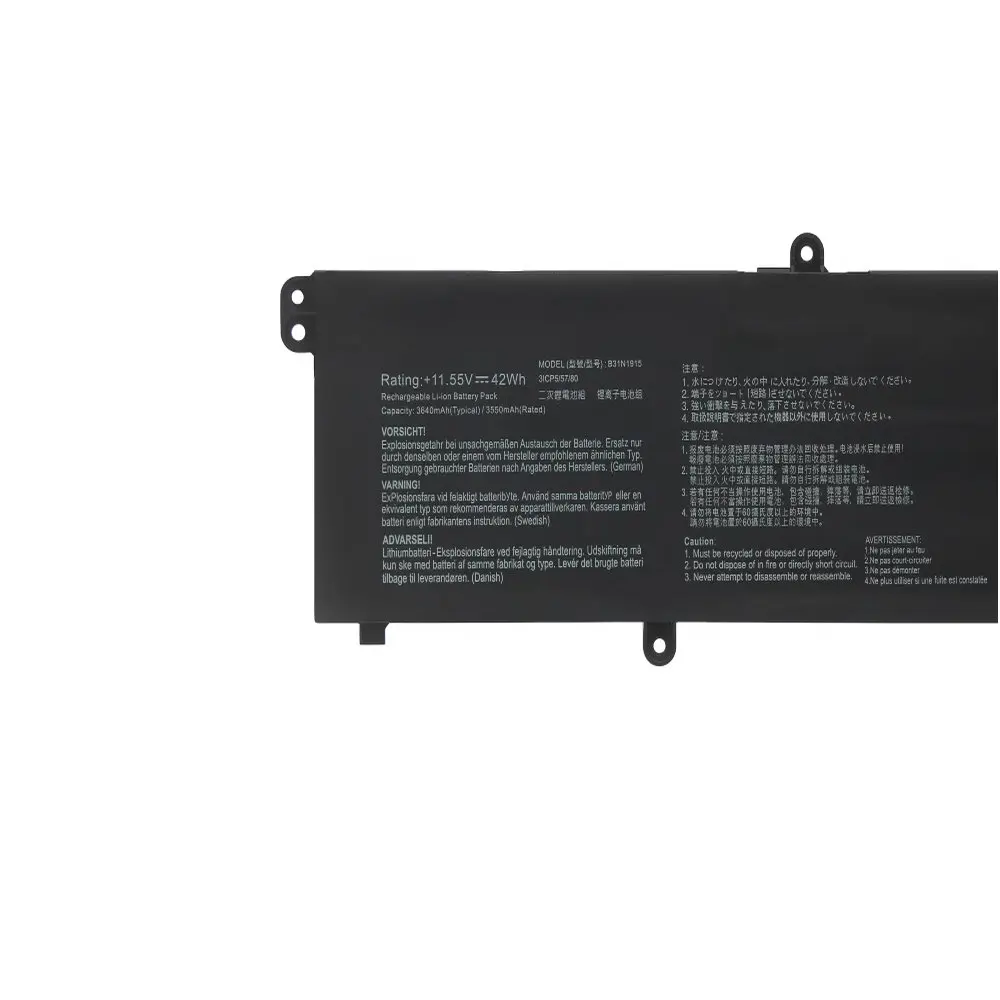 Imagem -02 - Bateria do Portátil B31n1915 para Asus Zenbook b1 B1400 B1500 Br1100cka Br1100fka Br1100cka-gj0100ra 11.55v 42wh Novo