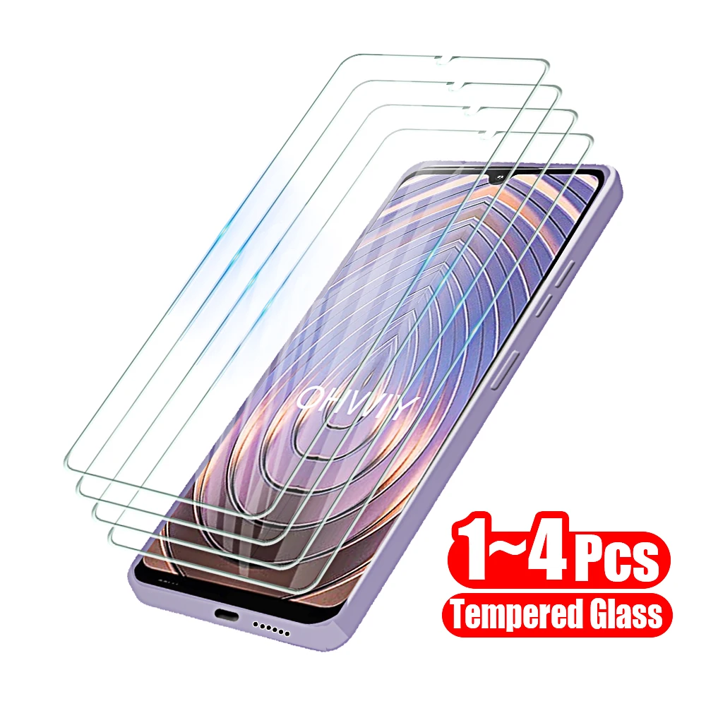 1-4pcs Protective Glass for Redmi A4 A3 A2 A1+ Plus Screen Protectors Tempered Glass Full Cover Film on Red Mi A 4 3 2 1 Plus