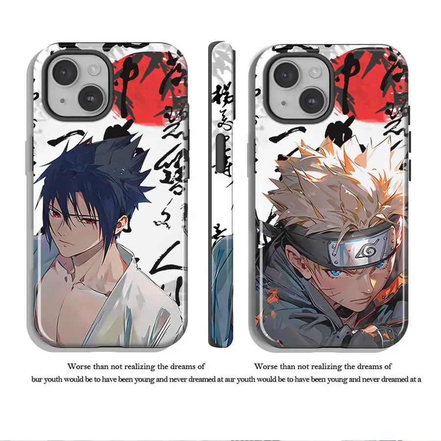 Capa de Celular N-arutos-Akatsukis-Cloud Soft Cover para Apple iPhone 17 15 XS XR 13 Air 11 Plus 16e 12 14 Pro Max 16