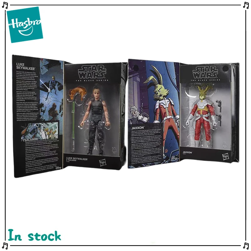 Original Hasbro STAR WARS The Black Series Luke Rabbit Jaxon Anime Figure Model Gift Toy