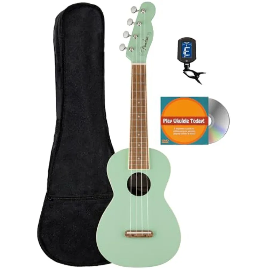 

Monterey Ukulele - Bundle with Gig Bag, Tuner, and Austin Bazaar Instructional DVD