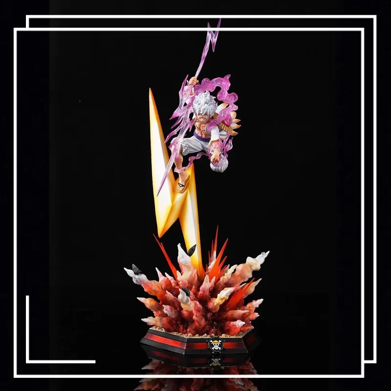 Bandai One Piece GK Gear Fifth Nika Luffy Glow estatua 5. ° forma Anime figura de acción modelo regalo coleccionable