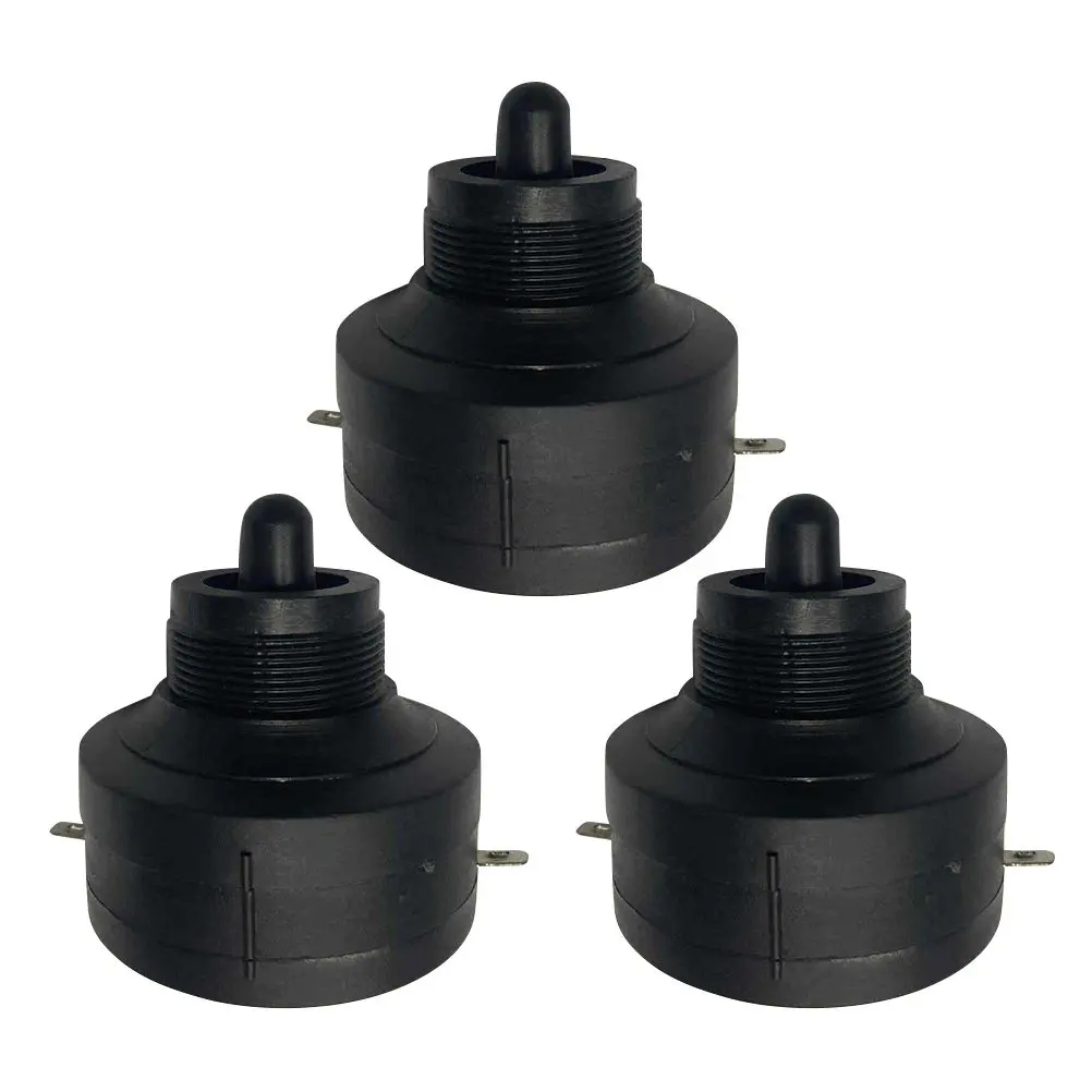 

3Pcs Auto Tweeter Horn Piezoelectric Car Tweeters Replacement for Audio Systems Long-Lasting Plastic Construction Fine