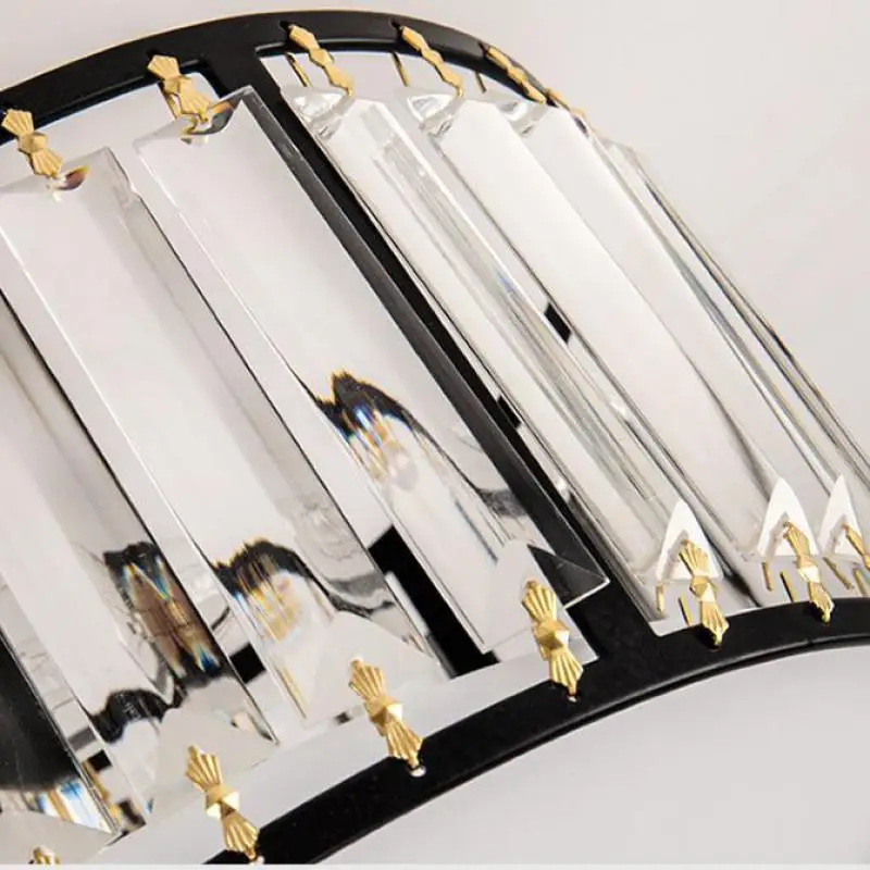 Round Home office led Crystal ceiling fixtures lighting study led Circular ceiling light for parlor ceiling Lamp surface light image 6