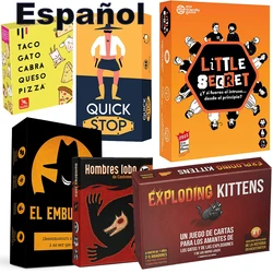 Versión en español Taco Gato Cabra Queso Pizza Juegos De Mesa Juegos De Mesa Niños 8 Años Juego De Mesa 8 Años O Más Juegos De Cartas Regalo Niño 8 Años O Más Little Secret Quick Stop El Embustero