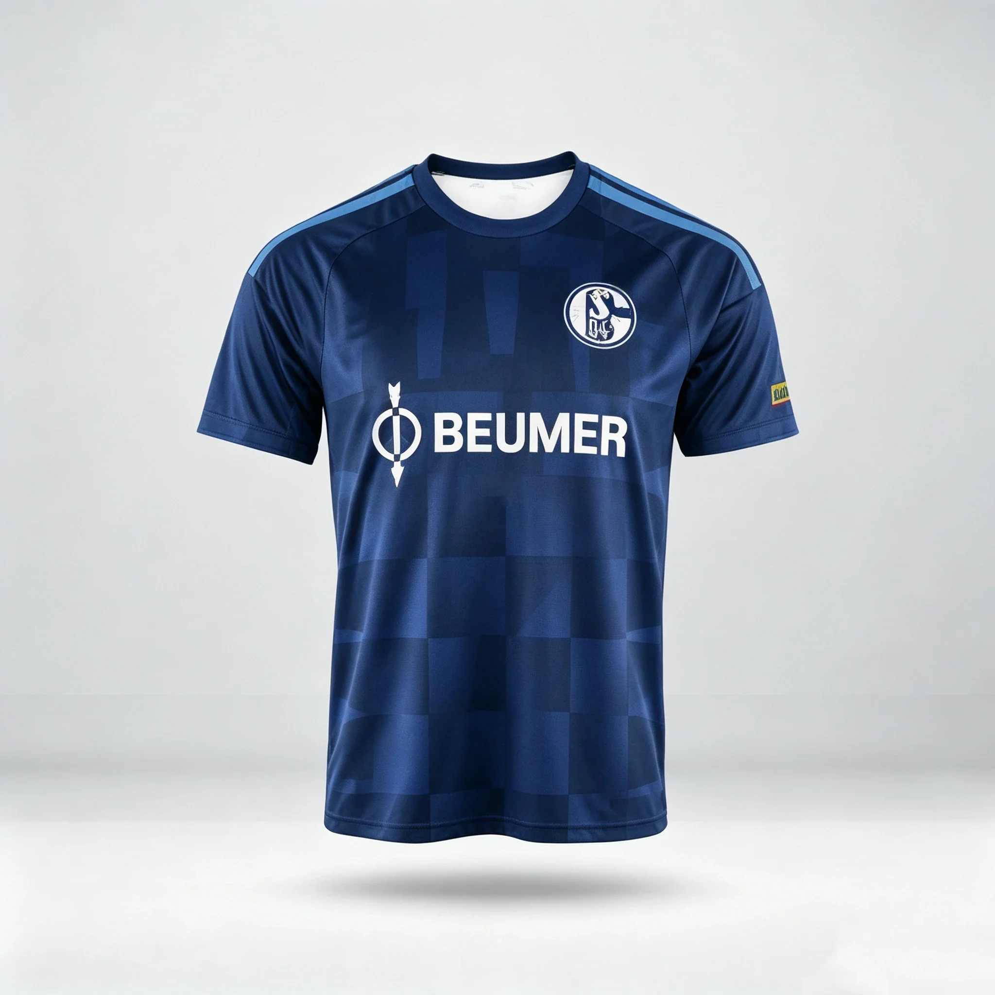 26-27 Football Training Football Shirt Schalke 04 Third Home, 3D Printed Casual Breathable Family Matching Parent Child Clothing
