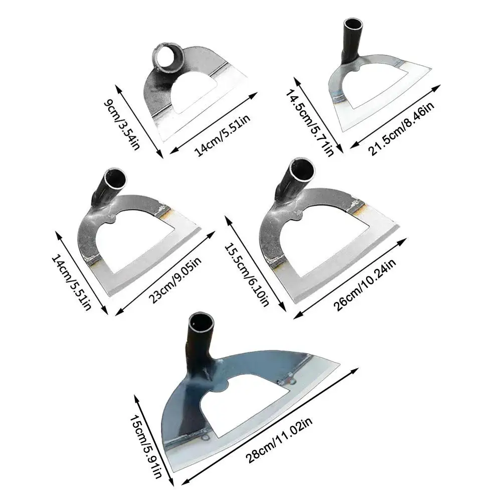 Handheld Holle Hoe Verdikte Mangaan Staal Landbouw Weeding Hoe Planten Groente Tuinieren Lossende Bodem Weeding Tool image 6