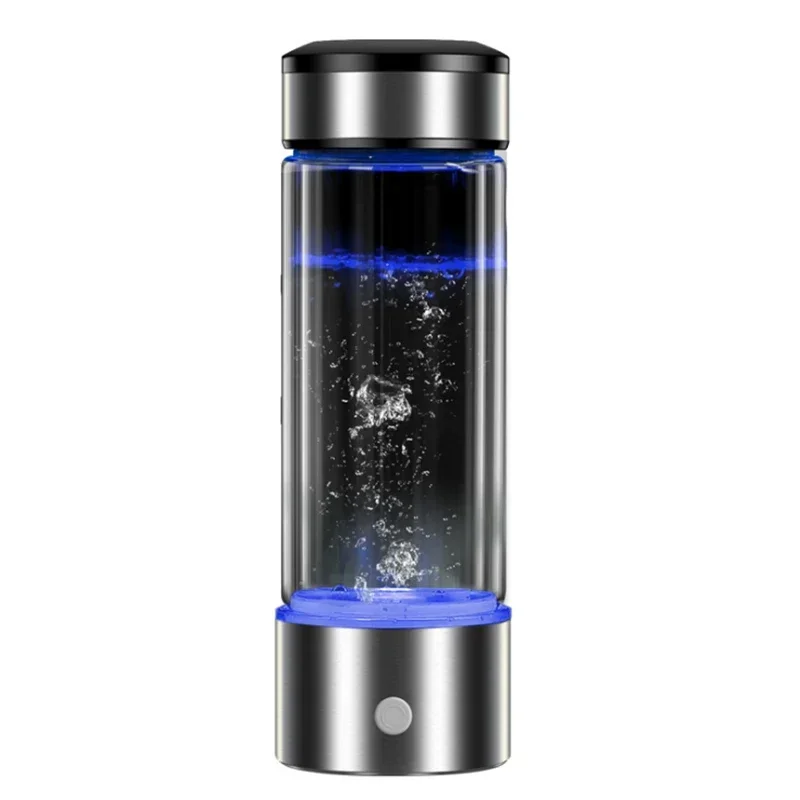 New Fashion 450Ml Portable Usb Rechargeable Water Electrolysis Ionizer Cup ,Rich Hydrogen Water Generator Bottle