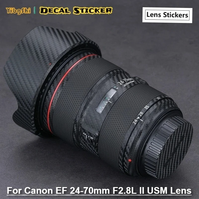 Película Protetora Premium para Lente Canon EF24-70 F2.8 II, Adesivo Protetor para Lente Canon EF 24-70mm f/2.8L II USM