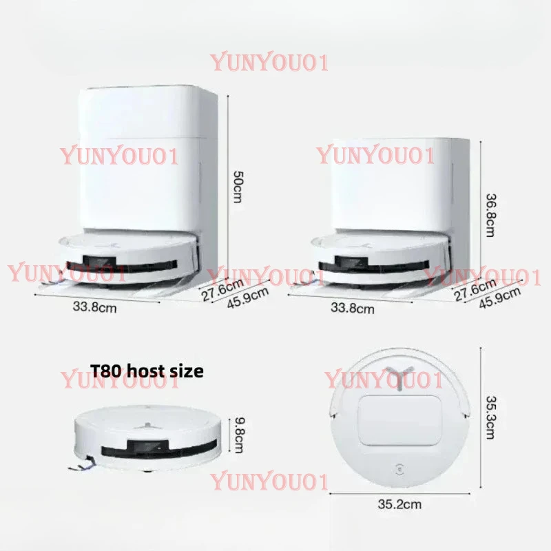2025 New  T80 Floor Cleaning Robot with Integrated Sweeping and Mopping, Fully Automatic Cleaning