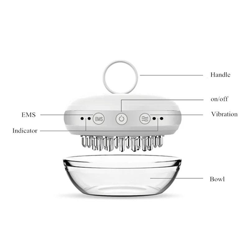 

ABGU продукты для роста волос EMS электрический массажер для головы жидкий импортный расческа для восстановления волос для ухода за кожей головы выпадение волос снятие стресса