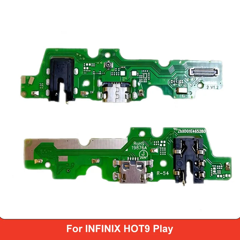 10 pcs USB Charging Dock Board For INFINIX HOT9 Play Charger Port Connector Flex Cable