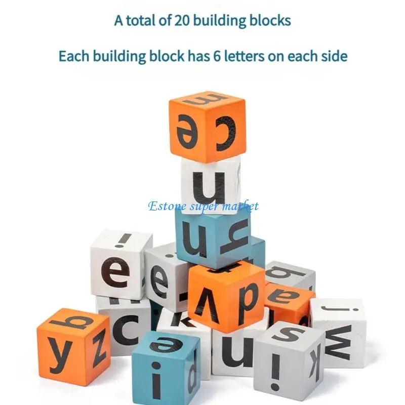 090B 어린이 작업 맞춤법 게임 블록 학습 장난감 플래시 카드와 일치하는 게임 안전한 가족 보드 게임 퍼즐 교육 장난감