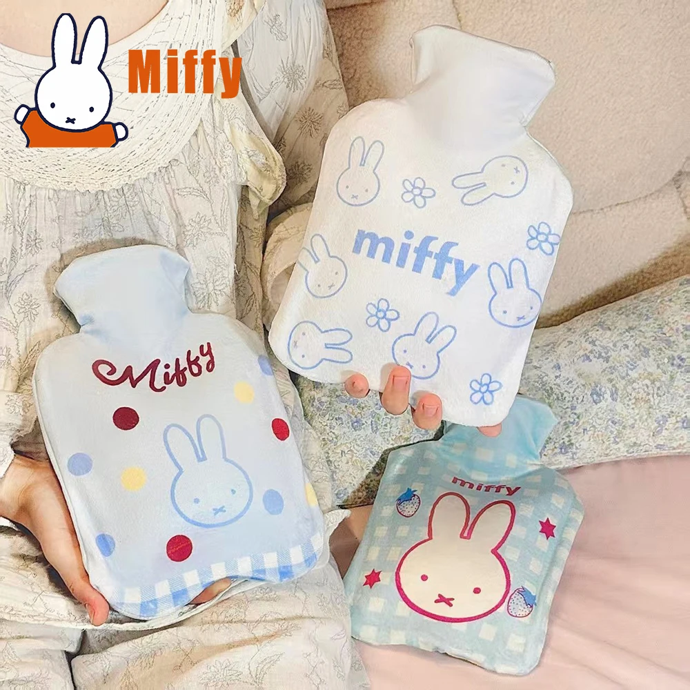 Kawaii Miffy Plüsch-Wärmbeutel, süßes Kaninchen, warme Kompresse, Winter-Heizkissen, schöne weiche Wärmbeutel, gemütliches Geschenk für Studenten und Mädchen