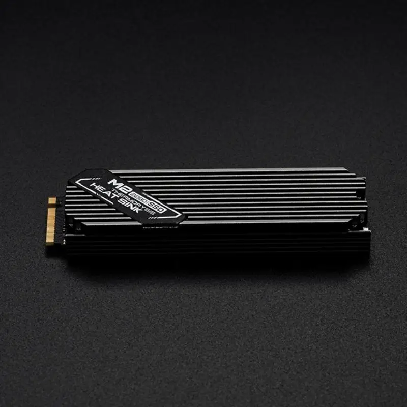 Fotografia 3: Para m.2 ssd almofada de resfriamento dissipador de calor nvme pci-e para m.2 2280 ssd disco rígido dissipador de calor refrigerador térmico para desktop pc