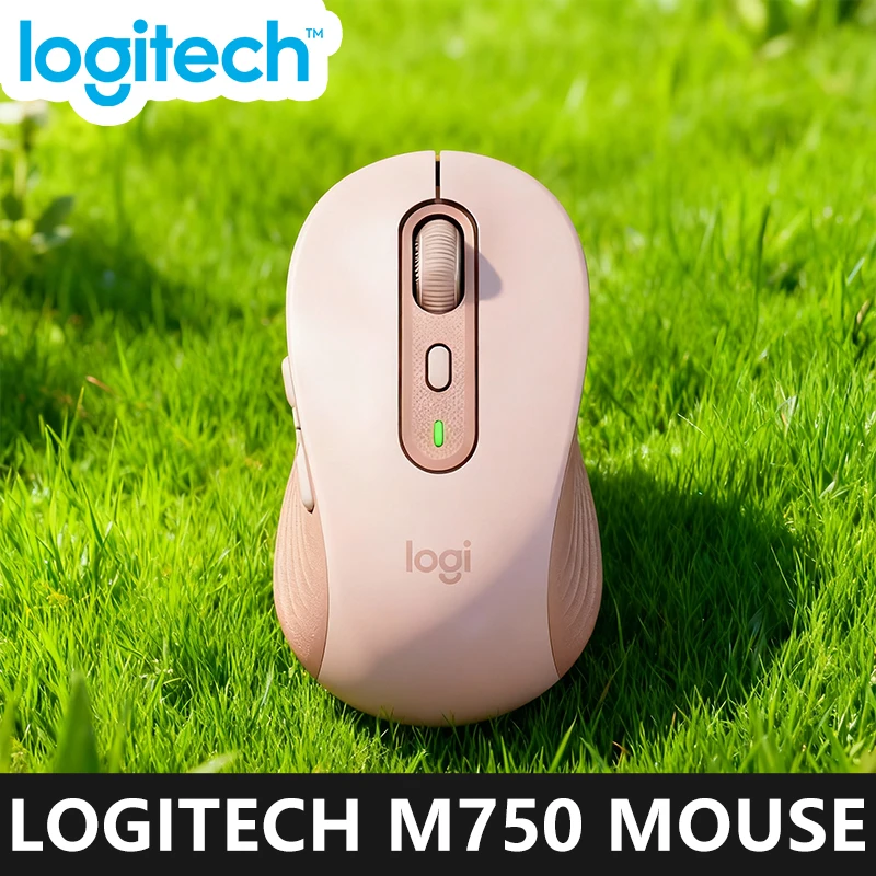 

Беспроводная Bluetooth-мышь Logitech M750/M650/M650L для офисного использования, тихие и маленькие/большие ноутбуки