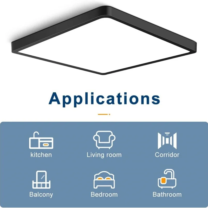 

36W LED Ceiling Light , Flush Mount Ultrathin Ceiling Lamp Home Lighting for Living room Bedroom Kitchen Energy Efficient