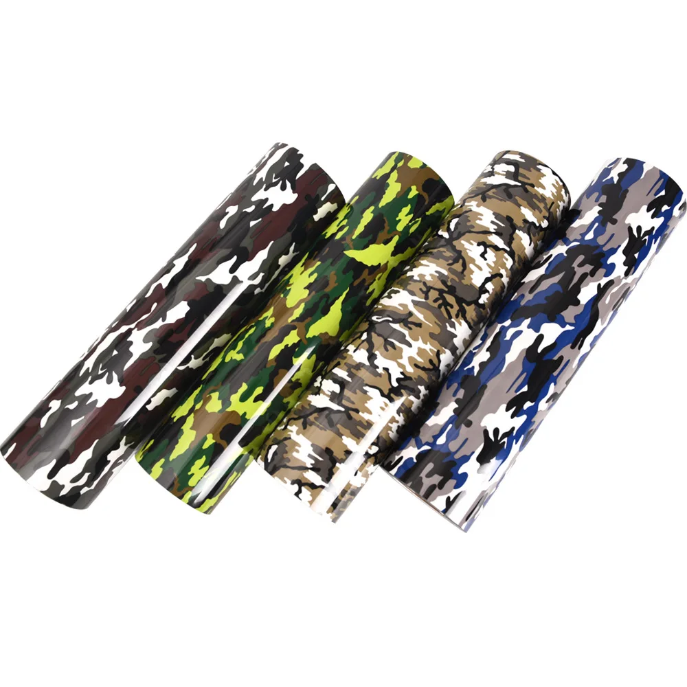 

30 см * 100 см камуфляжная теплопередающая виниловая пленка с надписями, железная пленка для печати HTV, наклейка HTV, пленка для футболки «сделай сам»