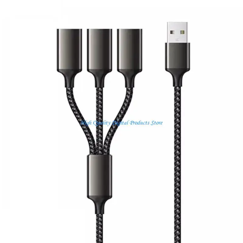 

U2JE USB Splitter USB Male to 3 Female USB Extension Cable Long USB 2.0 Splitter