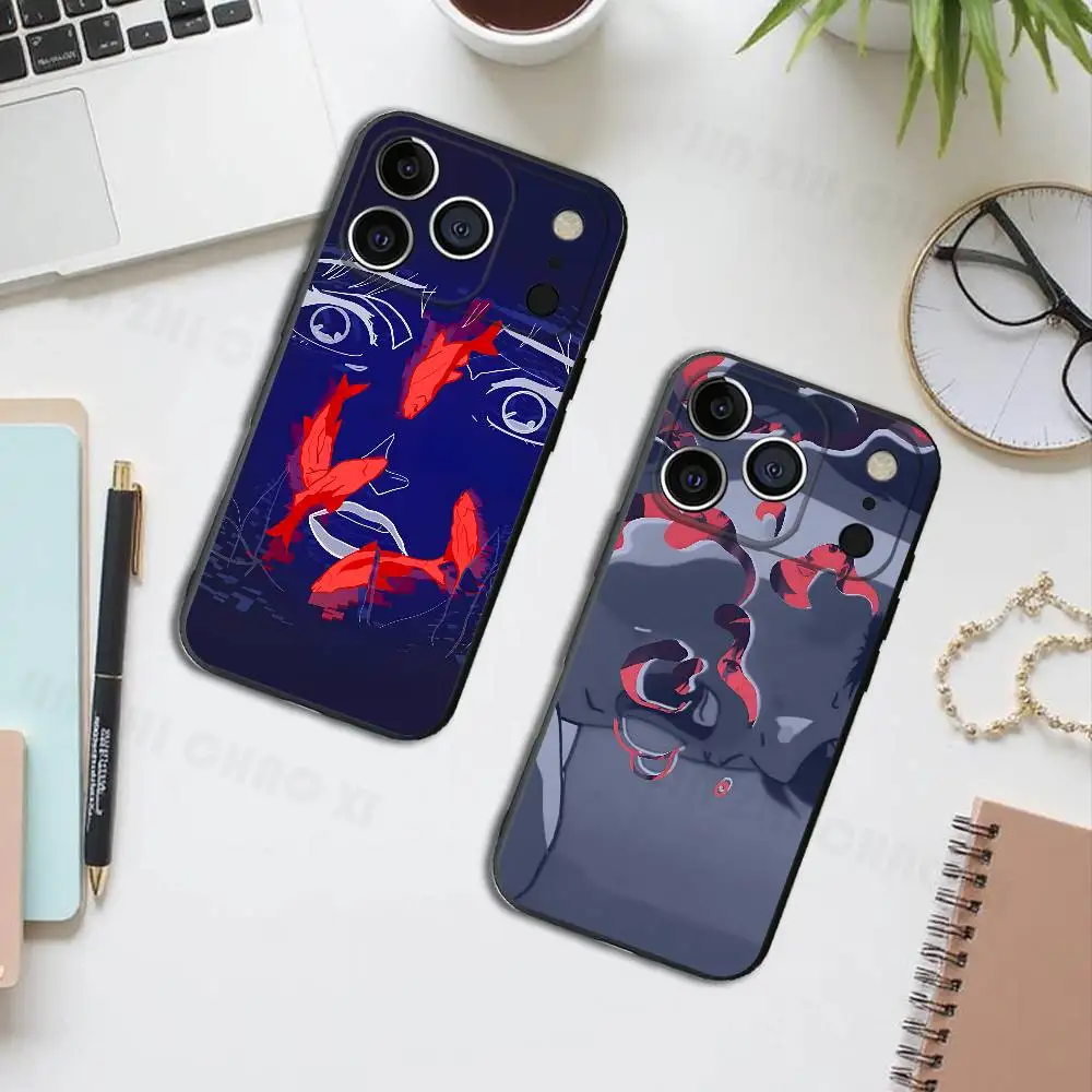 

Anime Movie P-Perfect Blue Black Phone Case For IPhone 17 16 15 14 13 12 13 12 11 Pro Max Plus XS XR Silicone Soft Back Cover