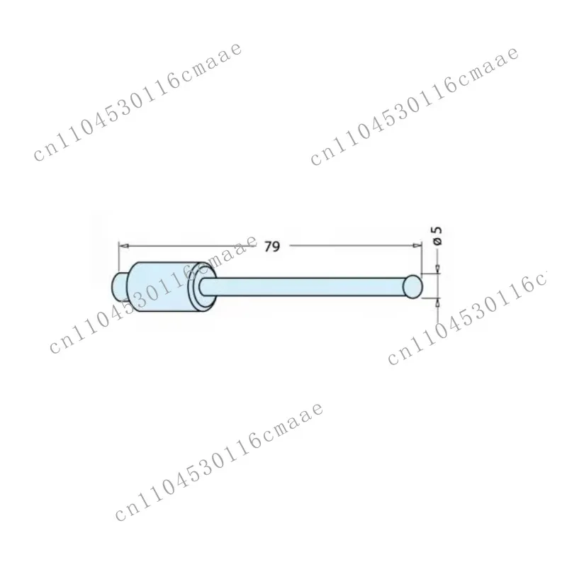 Precision ER-010560 Steel Sensor Replacement Pin Ball D5mm for EDM Sensor HE-S06520-5