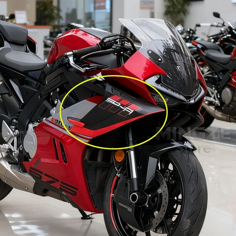 For CFMOTO 675SR 675SRR 675SR-R CF675 SR Motorcycle Left Right Side Winglet Wind Spoiler Trim Cover Sticker Fairing Wings Decals