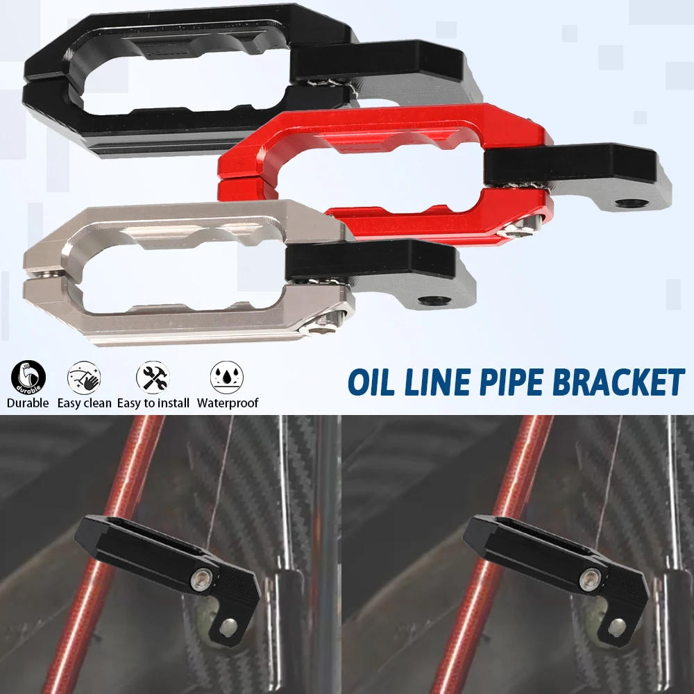 

Motorcycles FOR KYMCO CT250 XCITING 250 S350 S250 CT300 Oil Line Pipe Bracket KRV180 XCITING250 Accessories CNC Aluminum