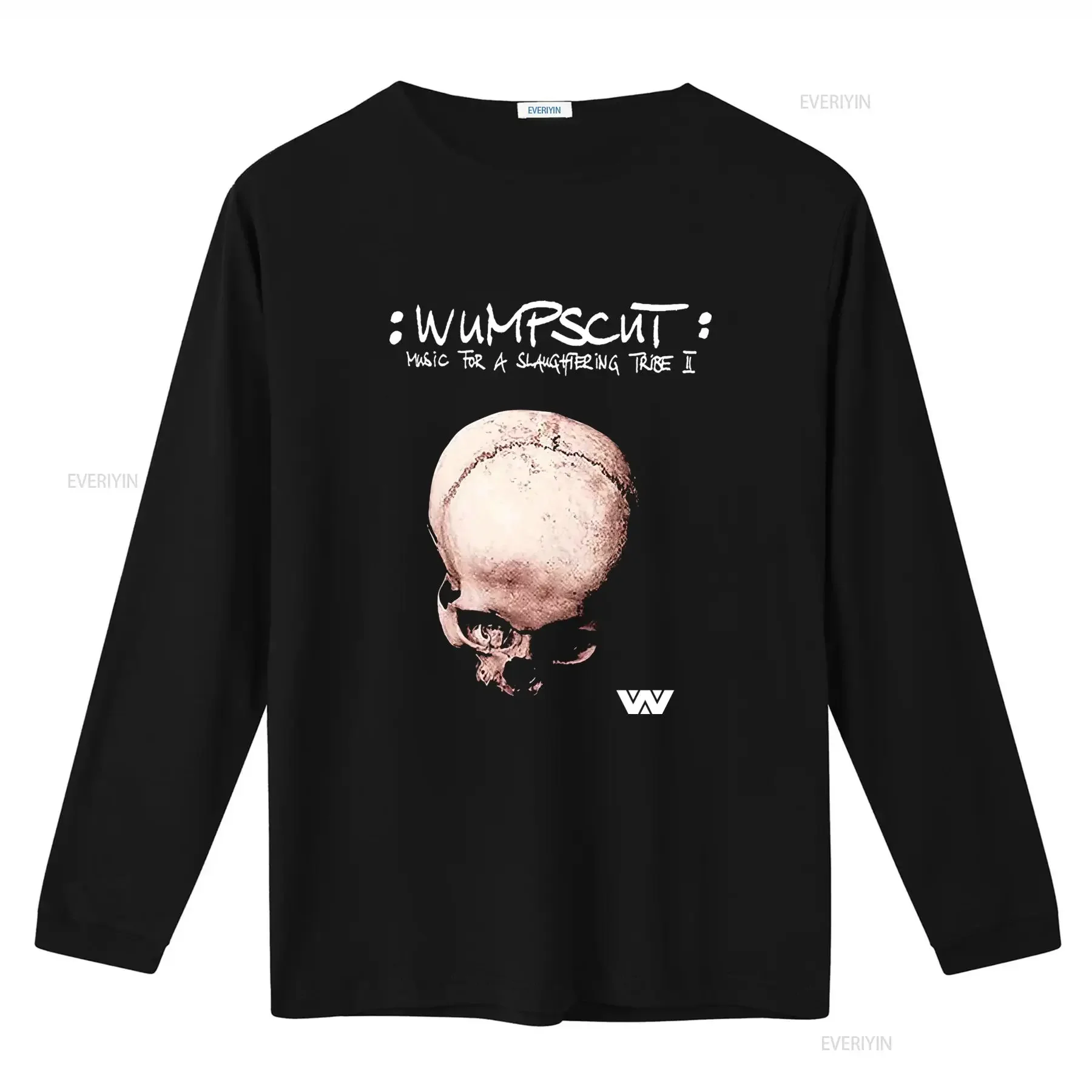 WUMPSCUT Skull T Shirt Music For A Slaughtering Tribe II Inspired Design vintage Washed graphic fashion homme Stretched