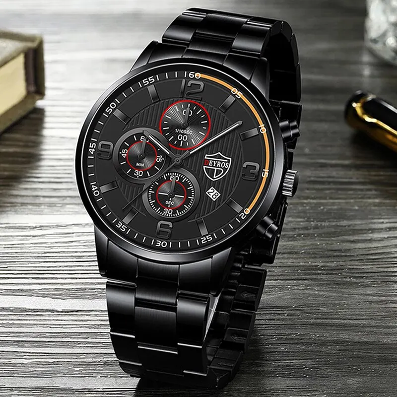 Mens Watch Wristwatch Men Casual Sports Watches Stainless