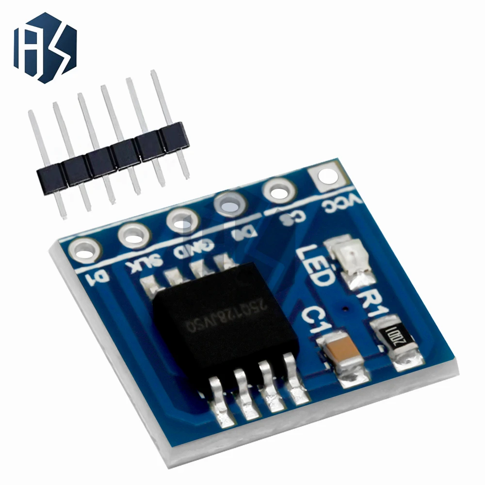W25Q128 128Mbit 8MByte FLASH NorFlash Module de stockage Interface SPI Module BV FV pour STM32