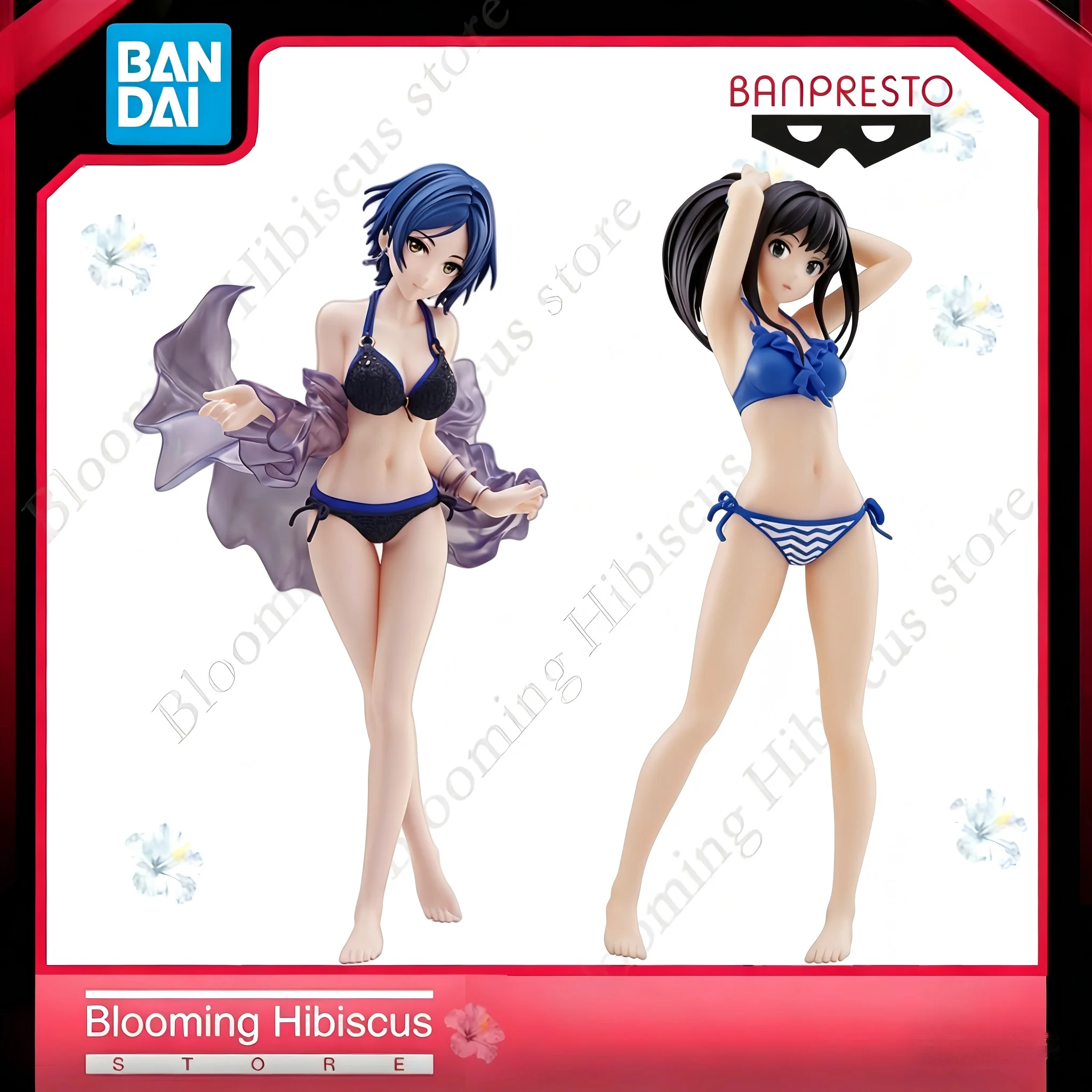

Набор призовых фигурок Bandai BANPRESTO THE IDOLM@STER CINDERELLA GIRLS: Канадэ Хаями, Рин Шибуя, Селестия Виви в купальниках-бикини