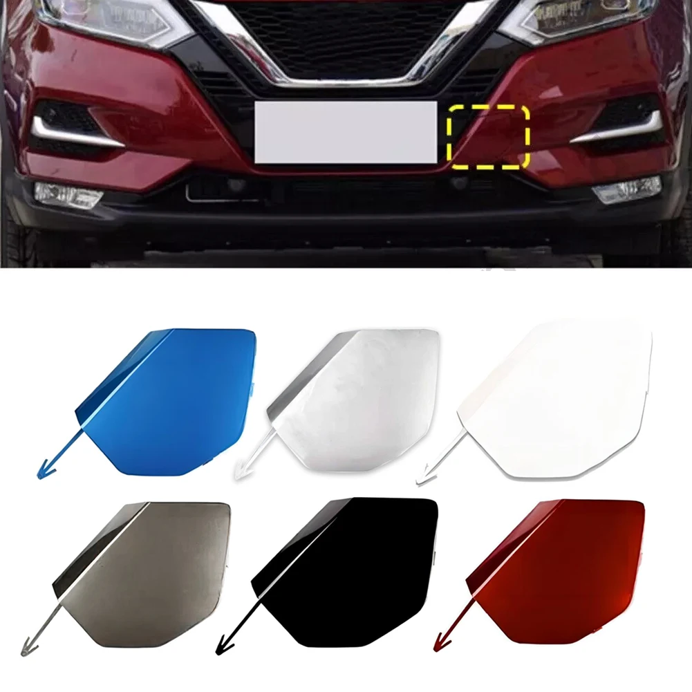 622A0-6MR0H Front Bumper Tow Hook Cover Cap White/Black/Silver/Red/Blue/Gray Plastic Fit For Nissan Rogue Sport 2020-2023