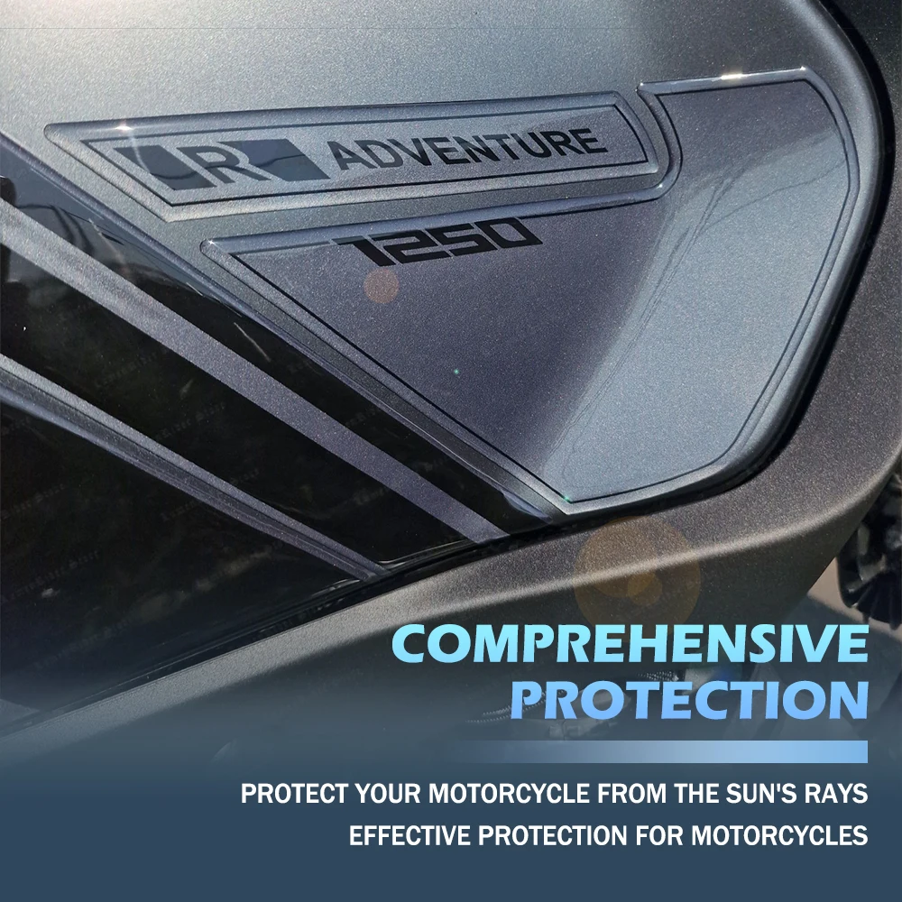For GS1250 1250 GS Adventure 2023 Limited Edition 3D Epoxy Resin Motorcycle Tank Pad Protection Sticker New Decorative Decal