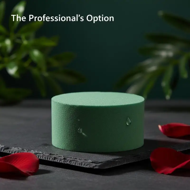 5/10Pcs Floral Foam Blocks Green Round High Water Absorption for Fresh Artificial Flowers DIY Craft Decoration