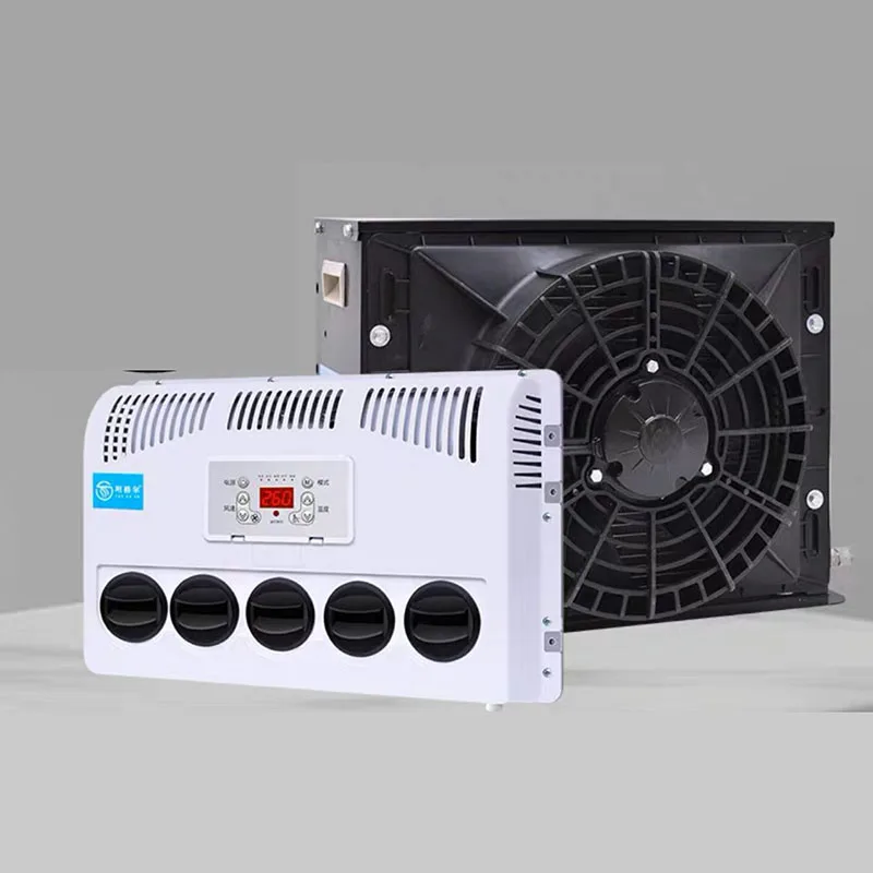 Modification car air conditioner 12V/24V Electric refrigeration integrated for buses truck,excavators,harvesters,agricultural