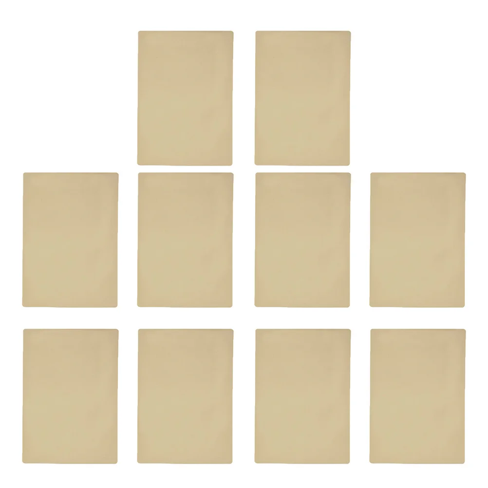 

10 шт. листы для практики татуировки, двухсторонние толстые гибкие синтетические искусственные кожи для начинающих художников, инструменты для практики, принадлежности