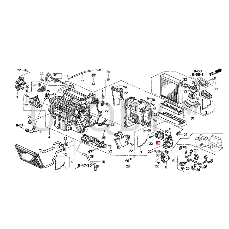 79330-SDG-W41 Suitable for Ho nd a seventh generation Accord Blower resistor air conditioner blower motor regulator