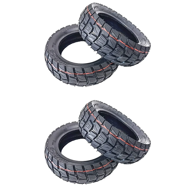 2Pcs 10 Inch Tubeless Electric Scooter Tire,80/65-6 Tire,10X3.0-6 E-Bike Explosion-Proof Rubber Tires,Off-Road Tire